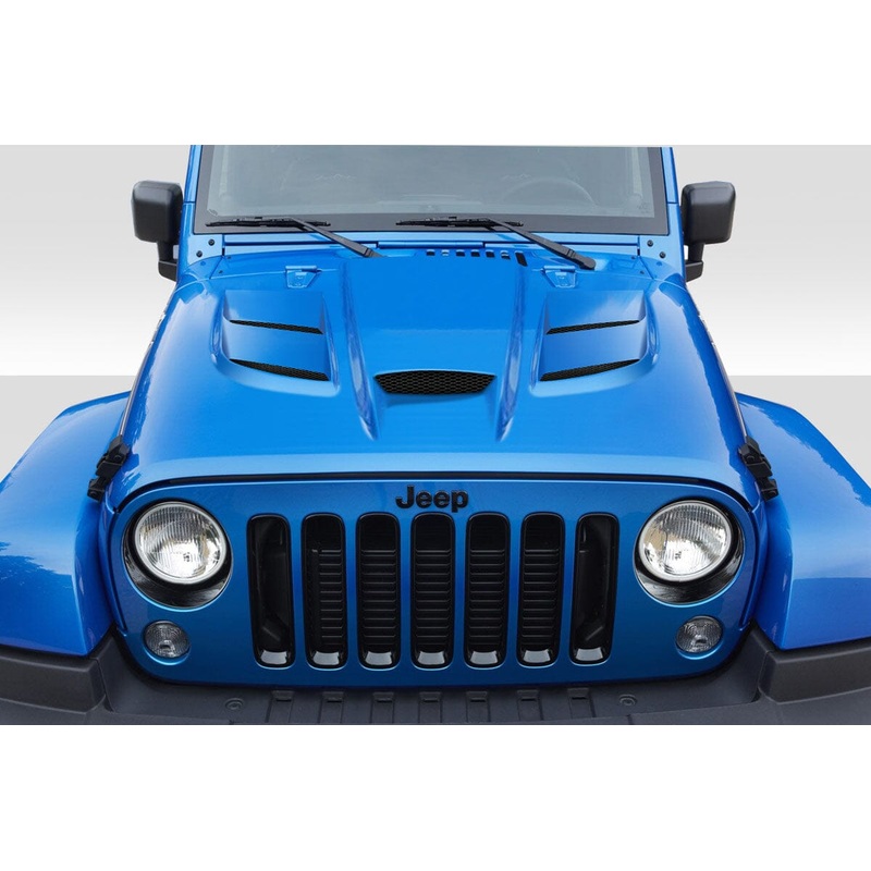 DURAFLEX 2007-2018 Jeep Wrangler Viper Look FRP Hood