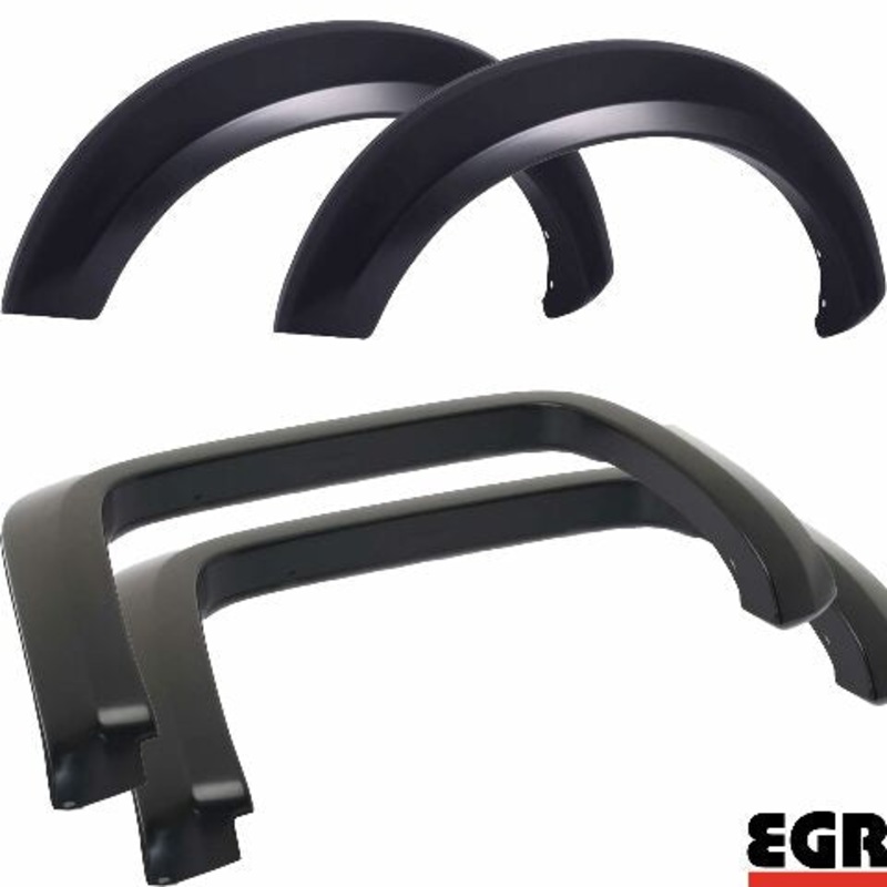 EGR 751194 Rugged Series Fender Flares – Extra Tire Coverage & Scratch Protection Compatible with Off-Road & Daily Driving – Compatible with 04-12 GM Colorado/Canyon Trucks