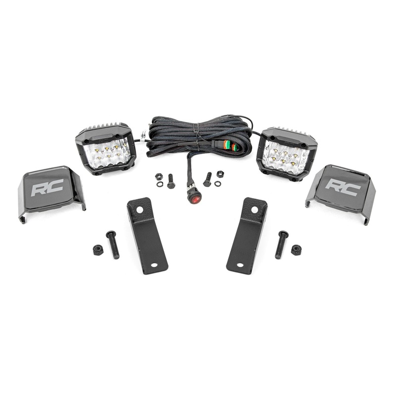 LED Light Kit | Rear Mount | 2″ Chrome Pair | Wide Angle | Can-Am Maverick Sport 1000R