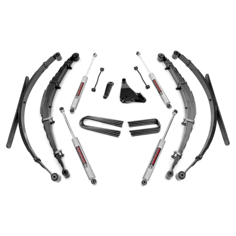 Rough Country 6 Inch Lift Kit Rear Springs Fits Ford F-350 4WD 1999