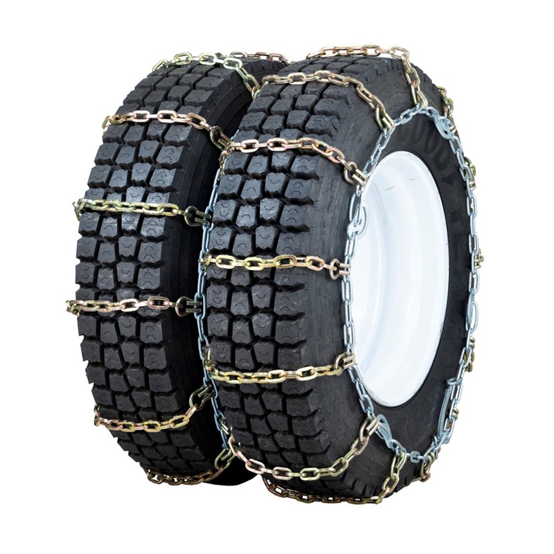 295/75-22.5 Quality Chain Truck Dual Triple Heavy Duty 8mm Square Link Alloy Cam – 1 Pair