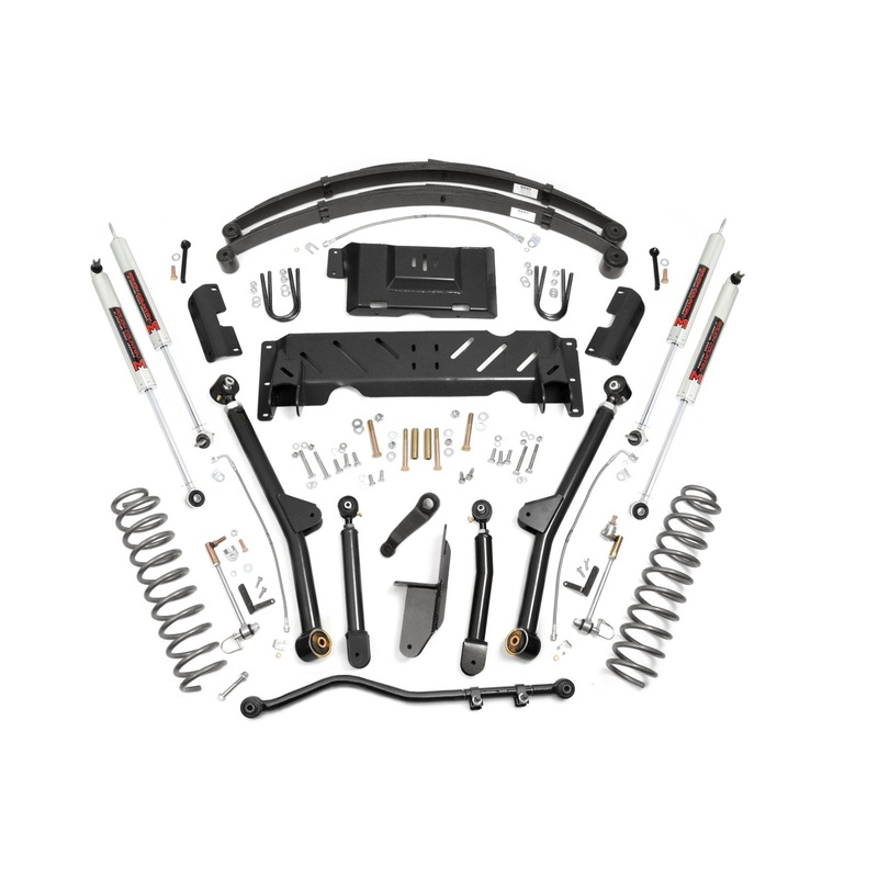 4.5 Inch Lift Kit | Long Arm | RR Leafs | M1 | Jeep Cherokee XJ 4WD (84-01)