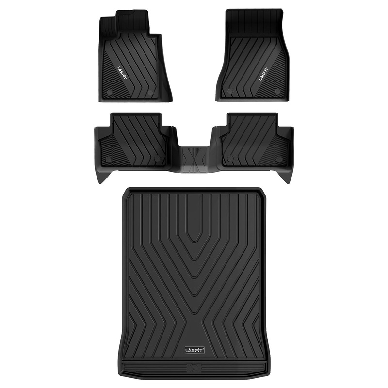 Fit for 2017-2023 BMW 5 Series Floor Mats/Cargo Mat(Fit Spare Tire), for 520i 530e 530i 535i 540i 540d 550i