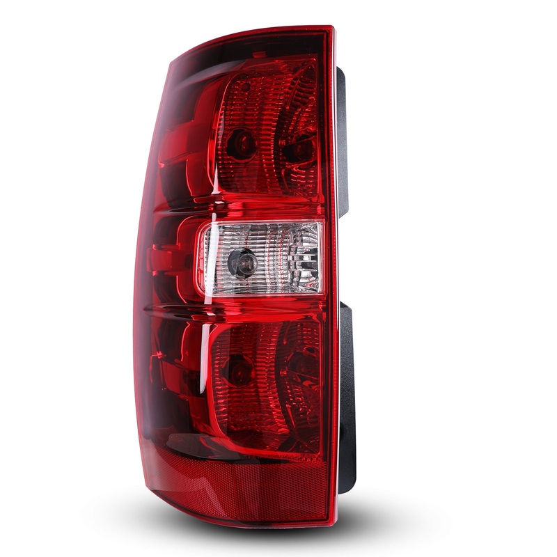 For 2007-2014 Chevy Suburban 1500 2500/ Chevy Chevy Tahoe Taillights Left Side Only – Chrome / Clear Lens