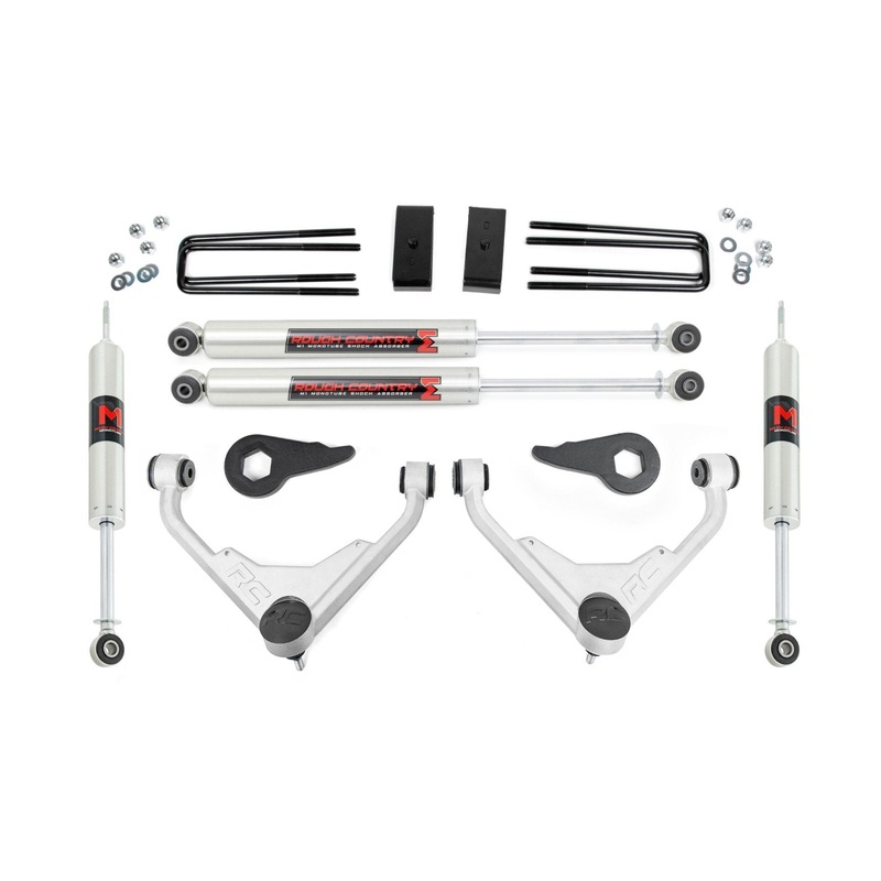 Rough Country 3 Inch Lift Kit FT Code M1 Fits Chevrolet/GMC 2/4WD 3500 2001-2010