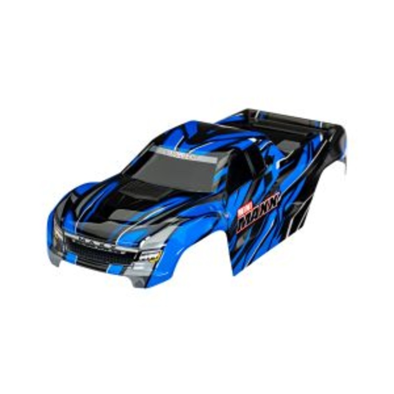 Traxxas  Body, Mini Maxx, Blue (painted, decals applied)