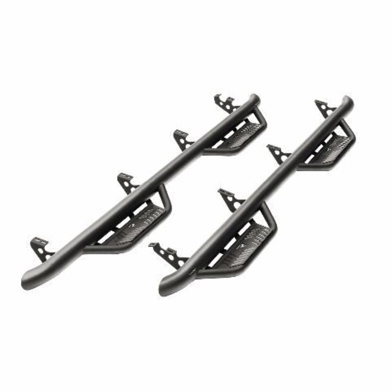 RealTruck Podium SS Steps Compatible with Jeep Gladiator JT | Wheel-to-Wheel, Stainless Steel, Polished | HPJT-SS | Compatible with  Jeep Gladiator (JT) 4 Door, SRW Gas 2020-2024