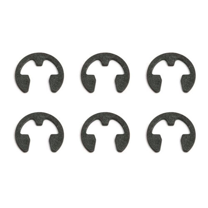 Team Associated Clutch Nut Clips (6)
