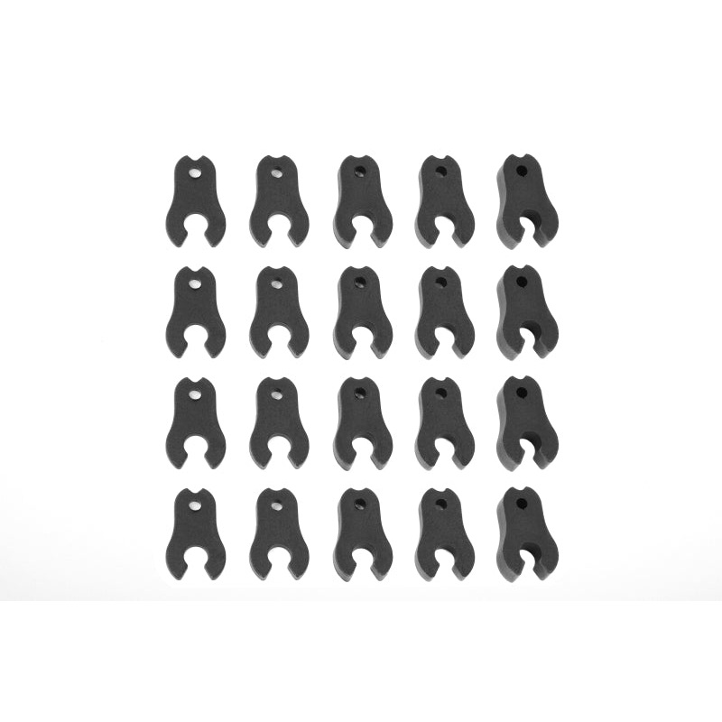 Team Corally Caster Clips Set – 1 to 4.5mm – 1 Set: Dementor, Kronos,