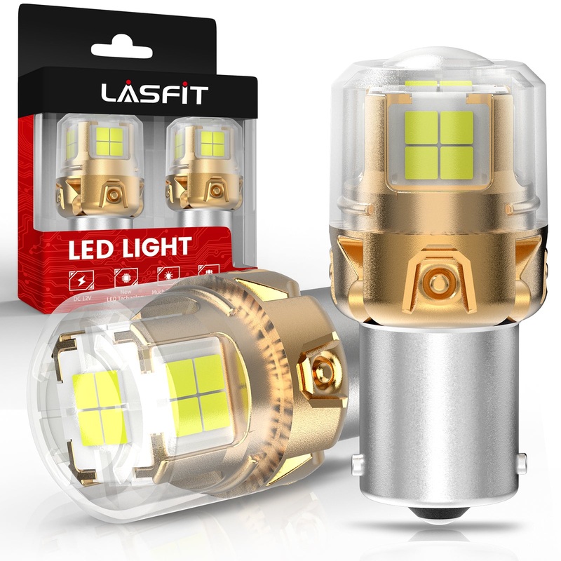 1156 1073 7506 1141 LED Reverse Backup Light Bulb | Xenon White, 2 Bulbs | Upgraded L2 Series
