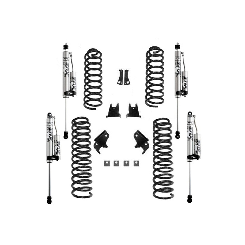 2.5″ Lift Kit w/ FOX 2.0 Reservoir Shocks – 07-18 Wrangler JK 4-Door K931FX