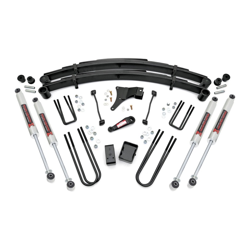 Rough Country 6 Inch Lift Kit Rear Blocks M1 Fits Ford F-350 4WD 1999