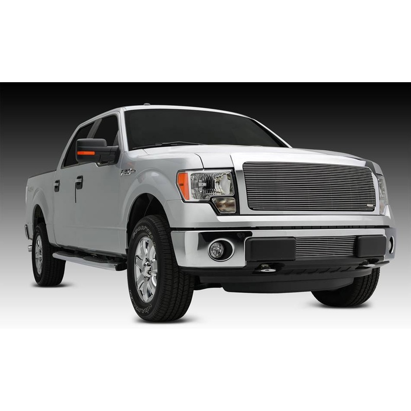 T-REX Grilles 20572 Polished Aluminum Horizontal Grille Fits 2013-2014 Ford F-150