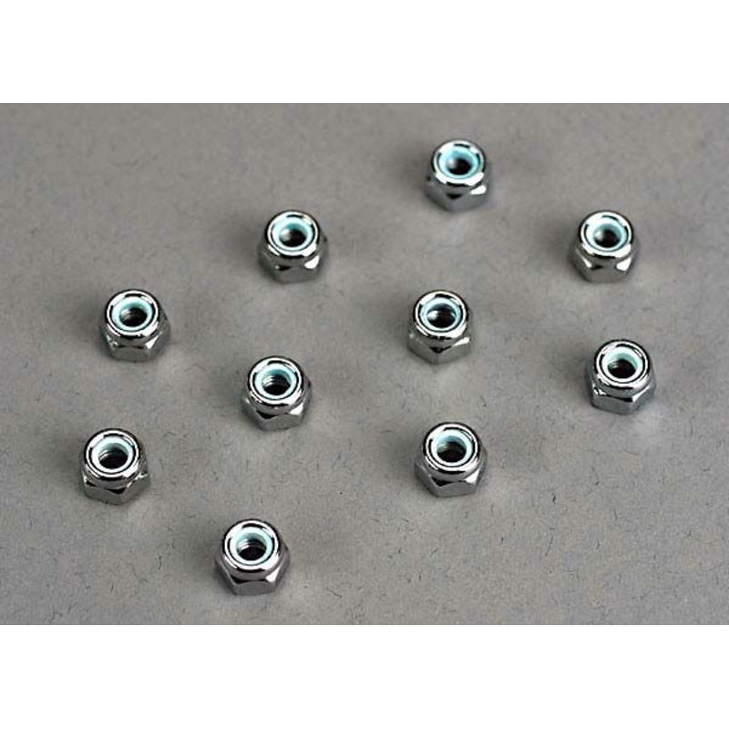 Traxxas Nuts Nylon Locking 4mm (10)