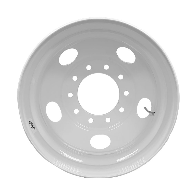 Truck Wheel 22.5×8.25 Steel White SpeedMax 10x285mm Hub Pilot Offset 168mm