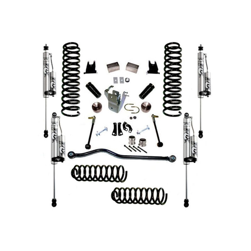 4″ Lift Kit – 07-18 Wrangler JK – 4-door – w/ FOX 2.0 Reservoir Shocks K928FX