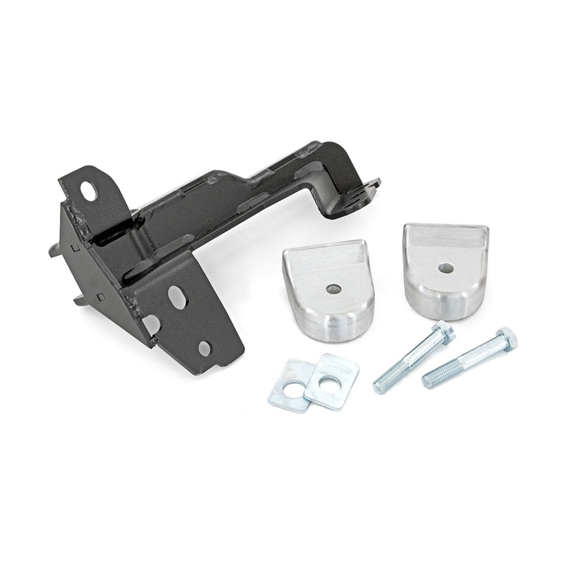 Rough Country 2 Inch Leveling Kit Track Bar Bracket Fits Ford F-350 4WD 2017-2024