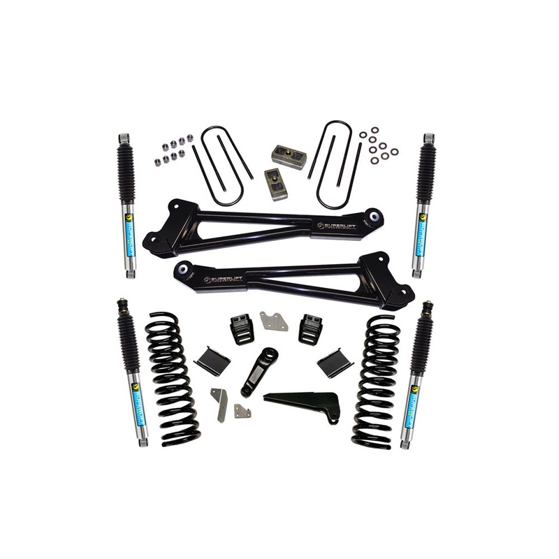 4″ Lift Kit-13-18 Ram 3500 4WD-Diesel – Replacmnt Radius Arms w/ Bilstein Shocks K144B