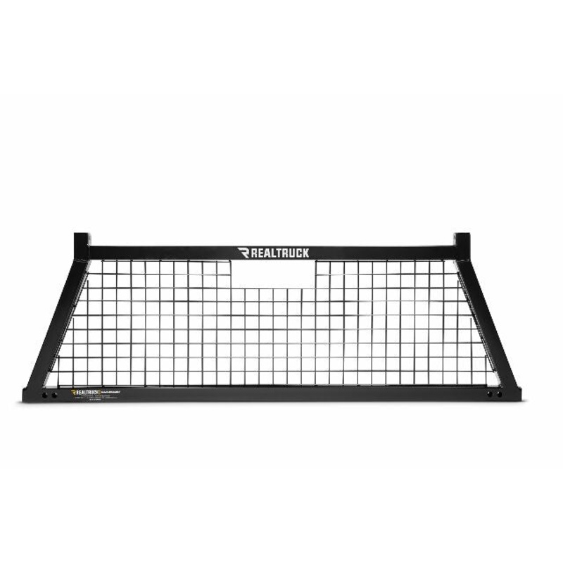 RealTruck Backrack Safety Rack Frame Only | Black, No Drill | 10700 | Compatible with Ford F-250/F-350;  Ford F-450; 2017-2020 Ford F-550 1999-2020