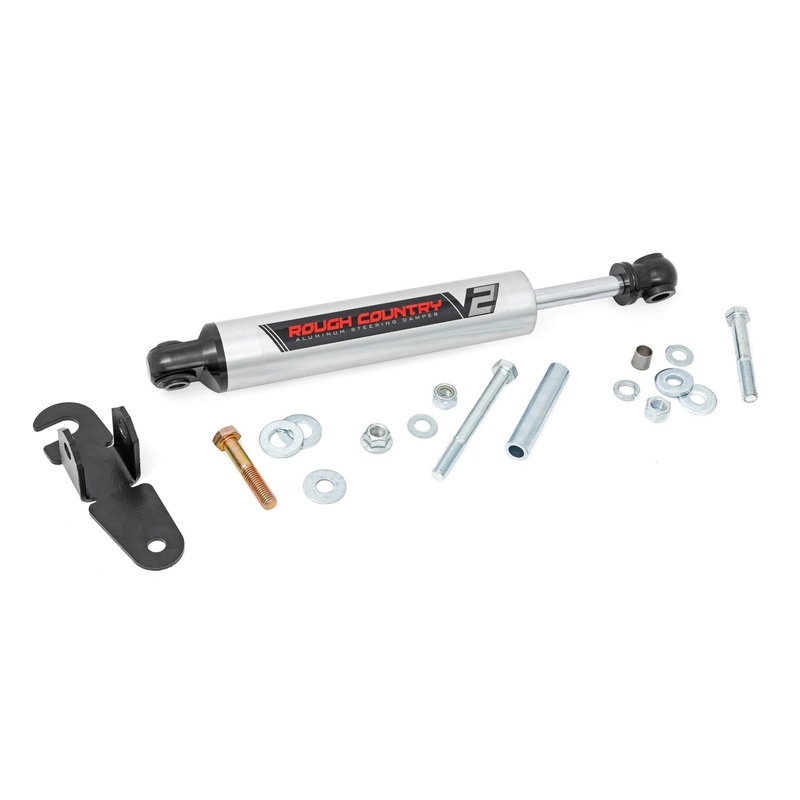 Rough Country V2 Steering Stabilizer Fits Chevrolet/GMC 3500 4WD 2016-2024