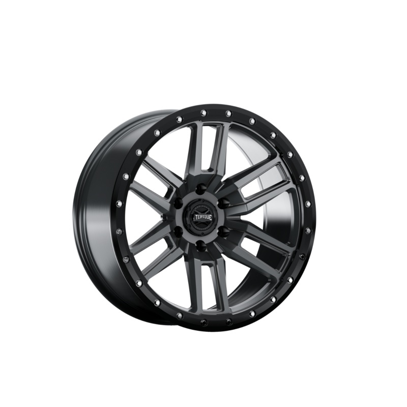 Torque Pritchett | Anthracite w/Black Lip | 20×9 | 6×135 | -12mm