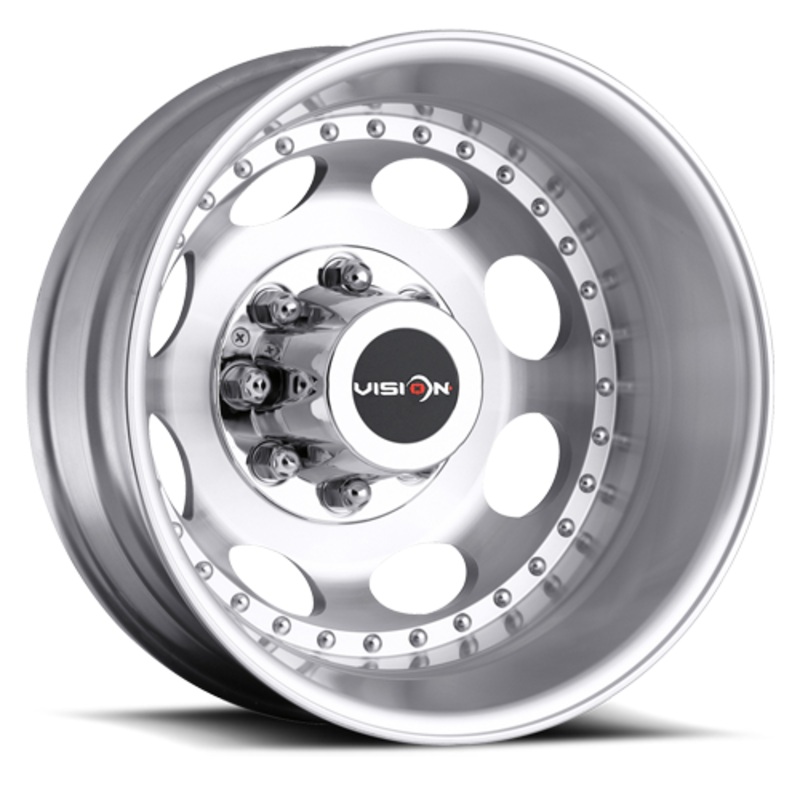 19.5x 6.75 Vision Machined Rear 8×6.5 1999-2010 Chevy/GM 3500