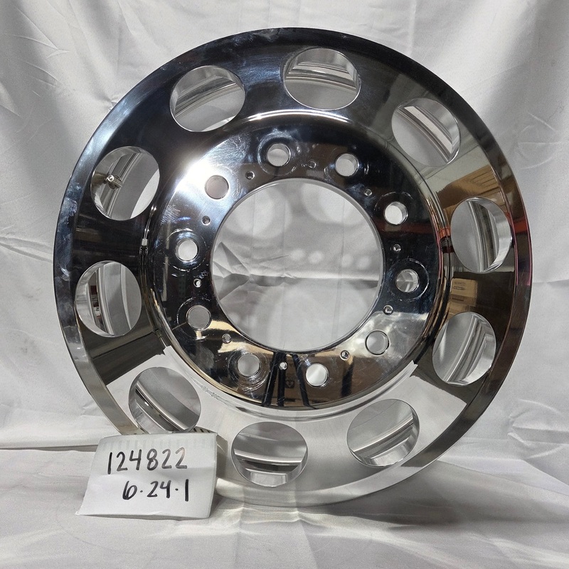 24×8.25 Northstar 10x285mm Hub Pilot Mirror Polish Both Sides (Big Hole) (returned item)