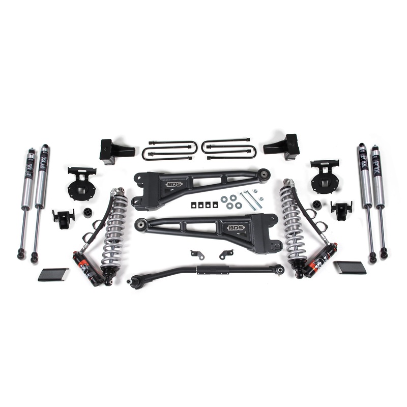 BDS – 2.5 Inch Lift Kit w/ Radius Arm | FOX 2.5 Performance Elite Coil-Over Conversion | Ford F250/F350 Super Duty (17-19) 4WD | Diesel