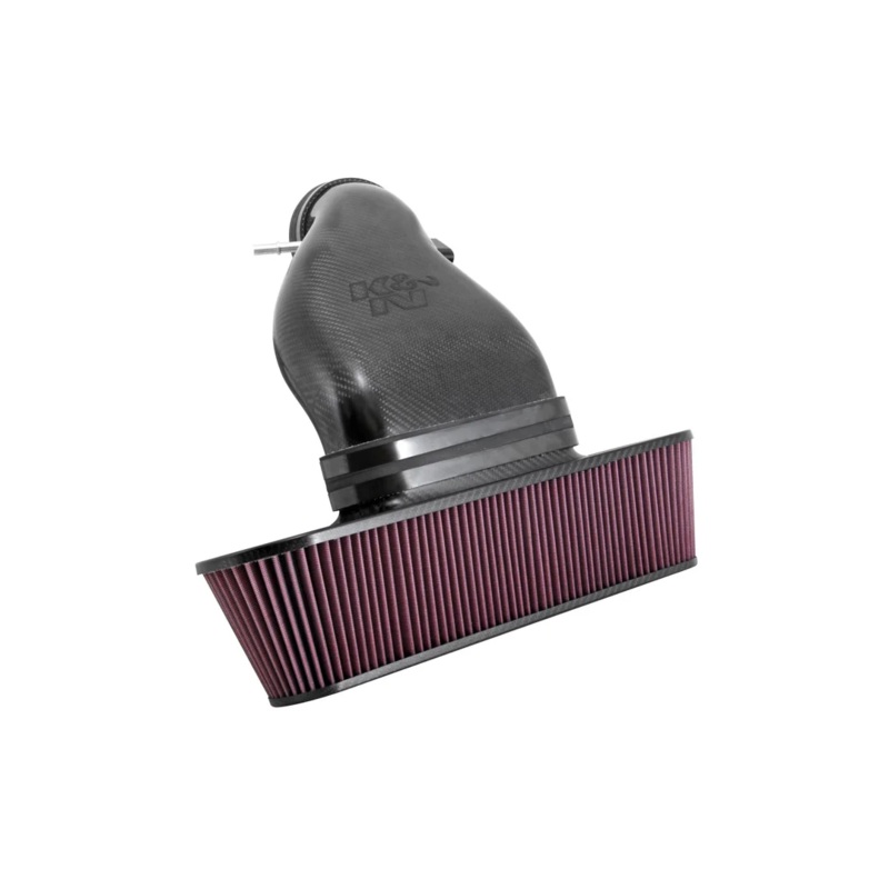 K&N Cold Air Intake – High-flow, Roto-mold Tube – CARBON FIBER, CHEV CORVETTE ZR1 6.2L SC 2009-2013