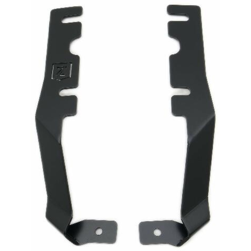 ZROADZ Ditch Hood Hinge LED Mounting Bracket – Compatible w/ 2019-2022 Ram Rebel – to Mount (2) 3 Inch LED Pod Lights – Mild Steel Gloss Black – Bolt-On Easy Installation – PN #Z364721