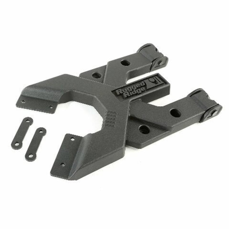 Rugged Ridge 11546.51 HD Tire Carrier Hinge Casting; 07-18 Jeep Wrangler JK