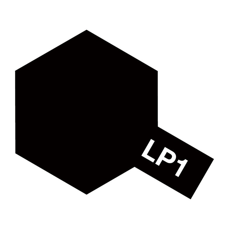 Tamiya Lacquer Paint LP-1 Black 10ml Bottle