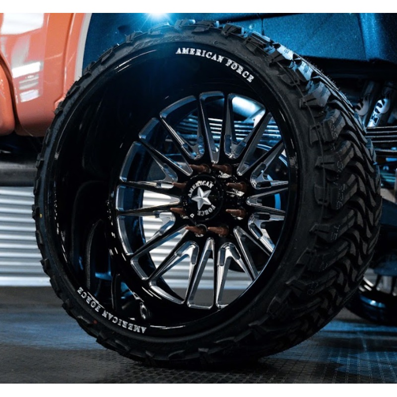 2025 Chevrolet High Country 2500 – American Force Notch Concave Wheels Pre-Mounted on Atturo Trail Blade MT Tires