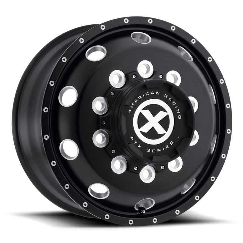 22.5X9.00 ATX 10X285MM HUB PILOT BLACK “TREX” FRONT