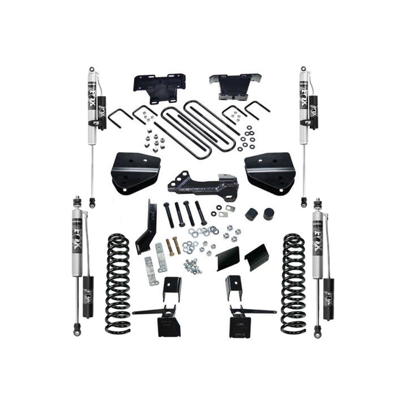 4″ Lift Kit w/ FOX Res Shocks – 17-22 F2/350 4WD Dsl w/o4LinkArms w/oRadiusArms K164FX