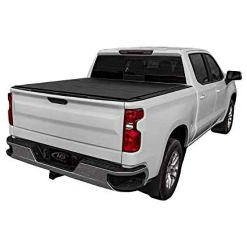 LOMAX B3010049 Hard Tri-Fold Cover; Black Urethane Finish; Split Rail;