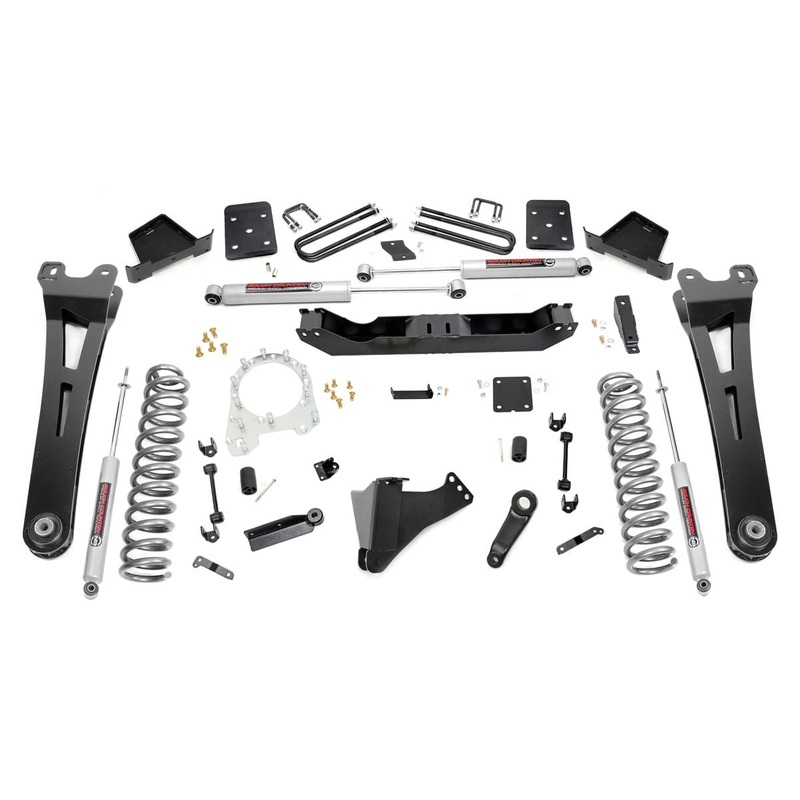 Rough Country 6 Inch Lift Kit R/A OVLDS Fits Ford F-350 4WD 2017-2022