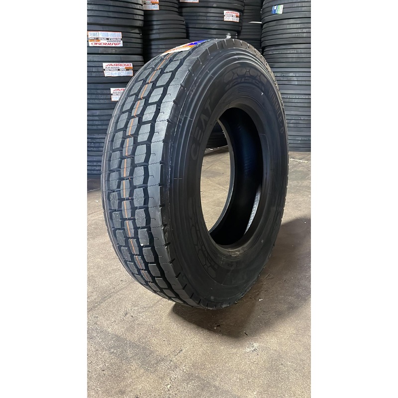 Set of 2 Tires 11R22.5 Ceat Winmile-D Drive Closed Shoulder 16 Ply L 146/143