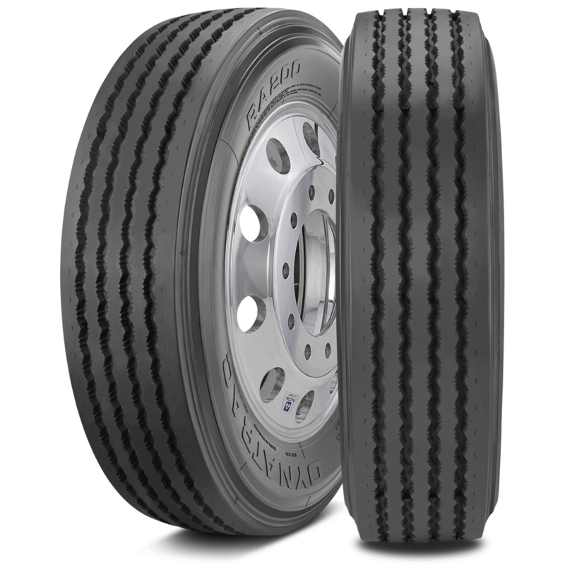 Set of 2 Tires 8R19.5 Dynatrac RA200 All Position 12 Ply Commercial Truck