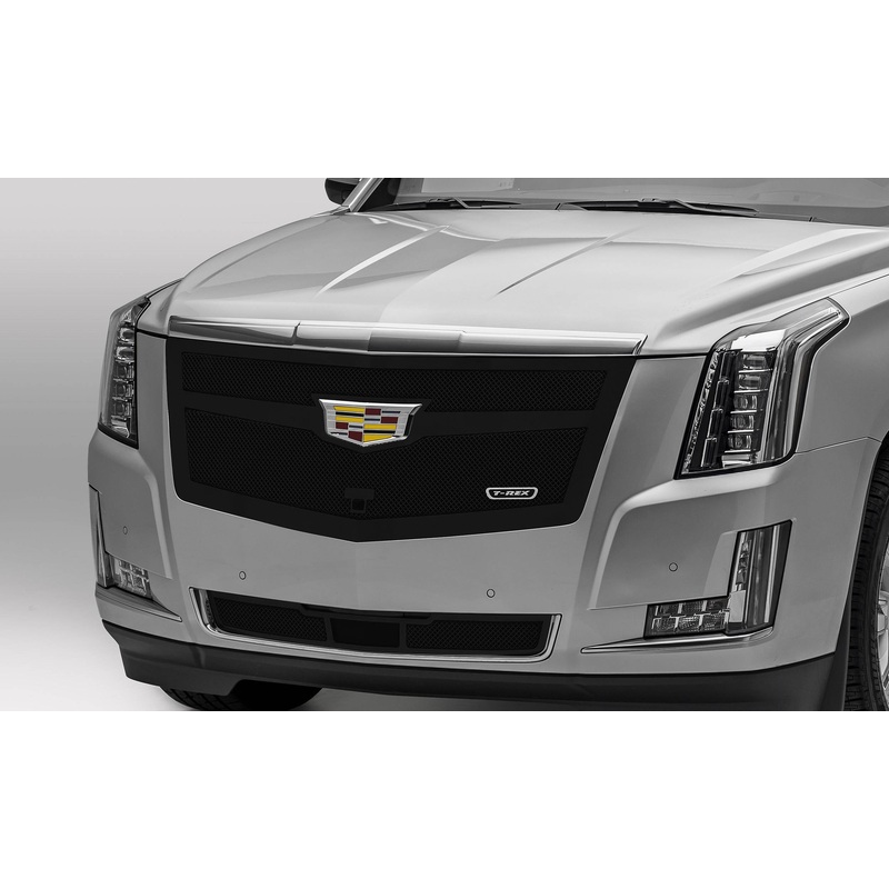 T-REX Grilles 51181 Black Stainless Steel Small Mesh Grille Fits 2015i-2020 Cadillac Escalade Escalade EXT Escalade ESV