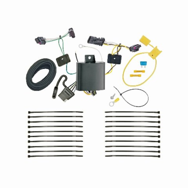 Tekonsha T-One T-Connector Harness, 4-Way Flat, Compatible with Select Jeep Compass