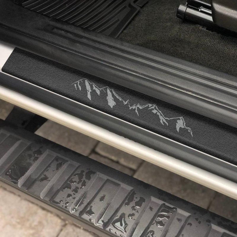 Tufskinz Door Sill Protection Overlays for Chevrolet Colorado (2015-2022)