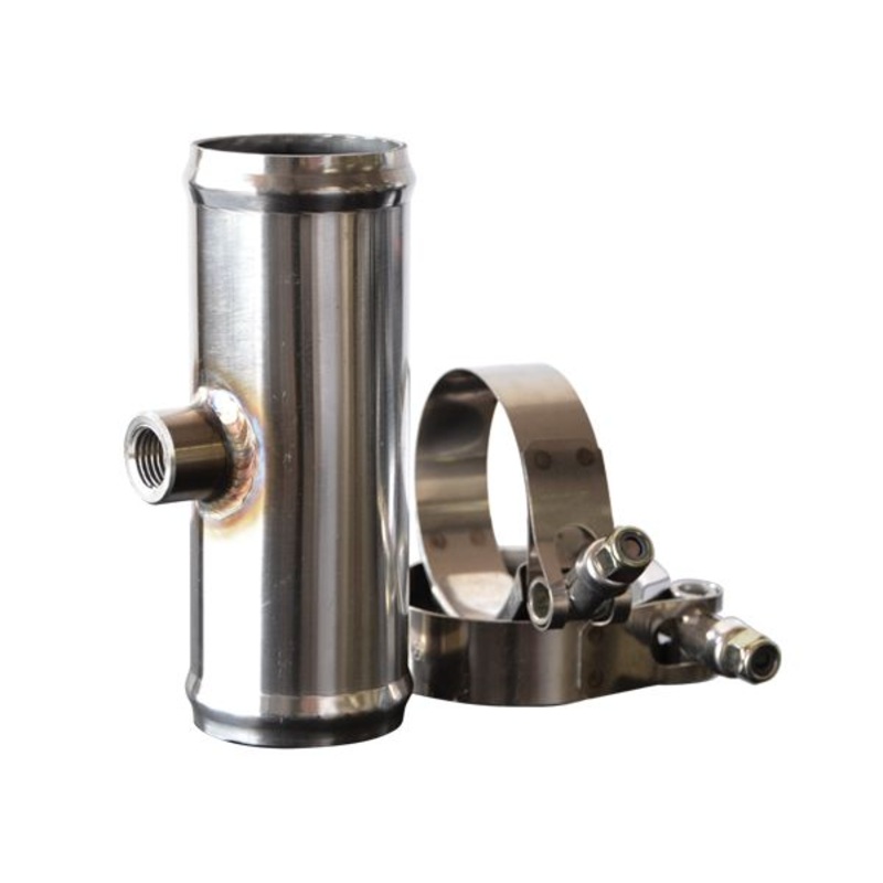 1.75 Inch Coolant Drain Tube Stainless Steel W/ 1/4 Inchnpt Bung PPE Diesel