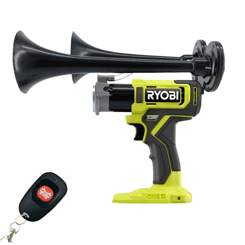 BossHorn Ryobi Train Horn Gun – Dual Drill Horn