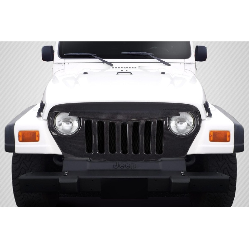CARBON CREATIONS 1997-2006 Jeep Wrangler Predator Carbon Fiber Grille