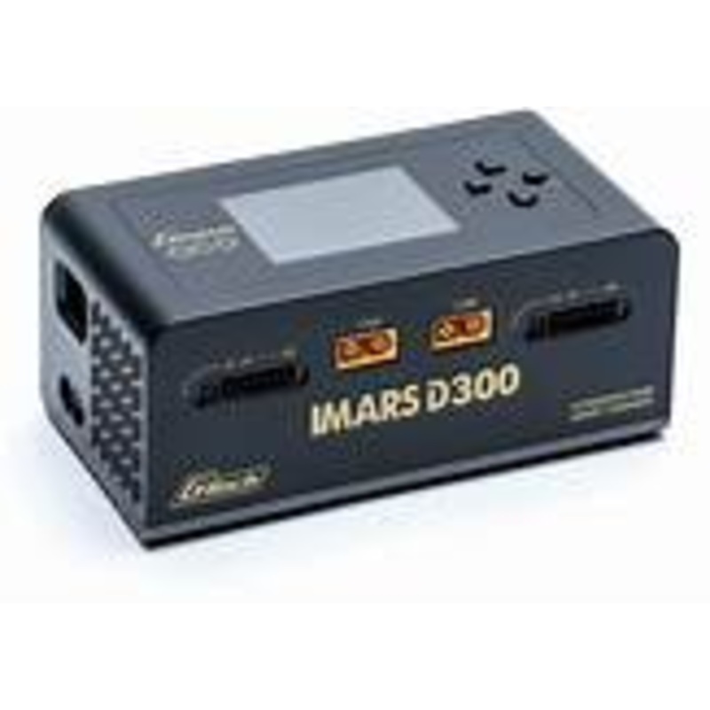 Gens Ace IMARS D300 G-Tech Channel AC/DC 300W/700W RC Battery Charger-US Black