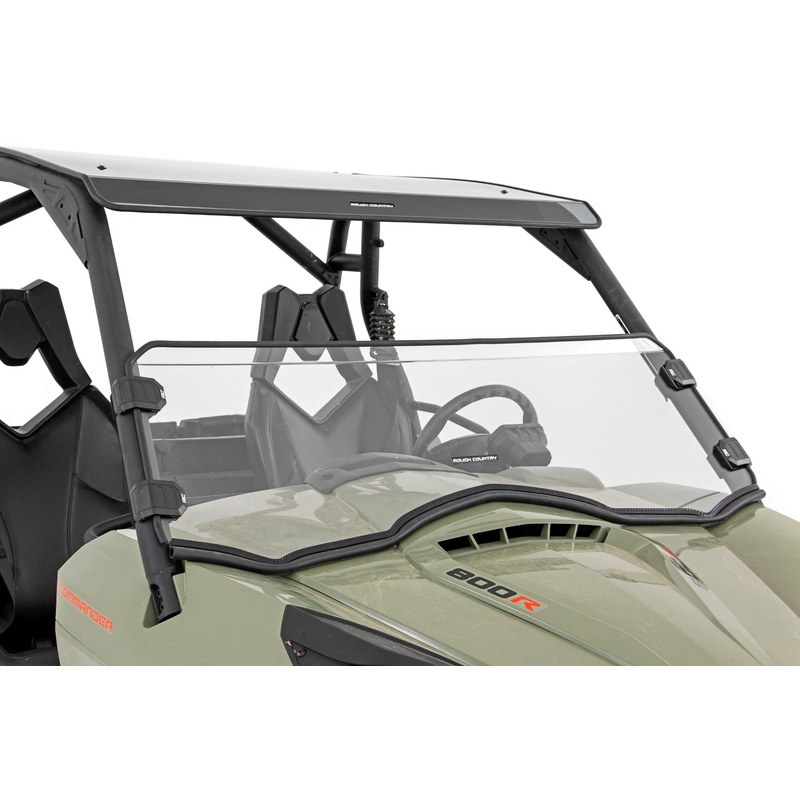 Half Windshield | Scratch Resistant | Can-Am Commander 1000