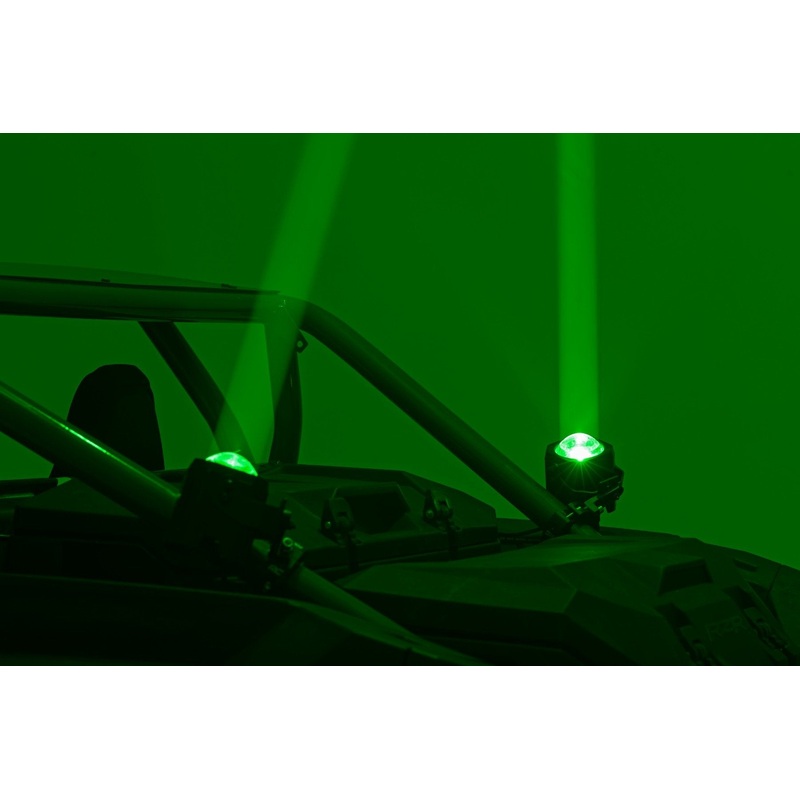 Laser Whip Light Kit | RGBW | 2400 Lumens | Pair