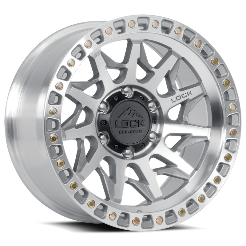 Lock Off-Road Lunatic Wheel (Machine Face Polish)