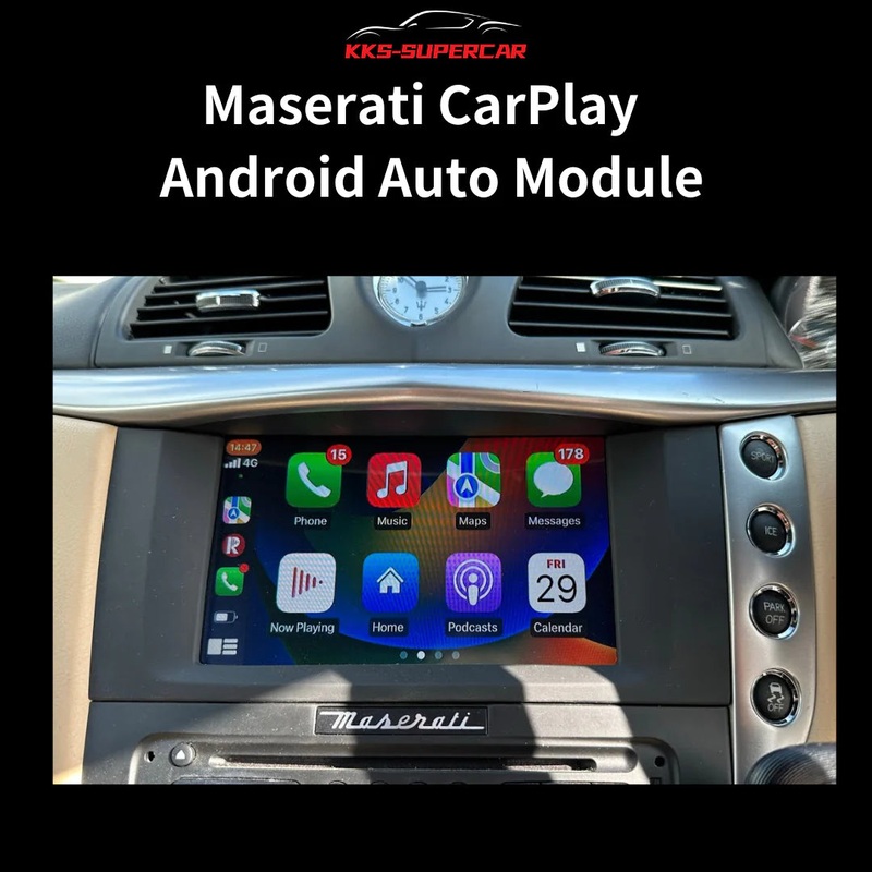 Maserati CarPlay & Android Auto Retrofit Module  Compatible with Ghibli , Quattroporte , GranTurismo